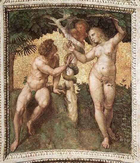 RAFFAELLO Sanzio Adam and Eve china oil painting image